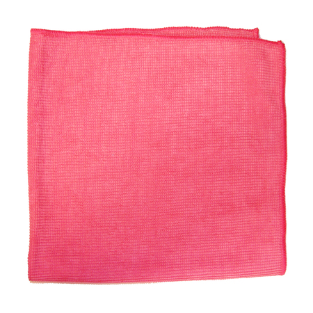 GOLDEN STAR Pink Microfiber Cloth Waffle Weave, PK36 MC1616PWW-36PK